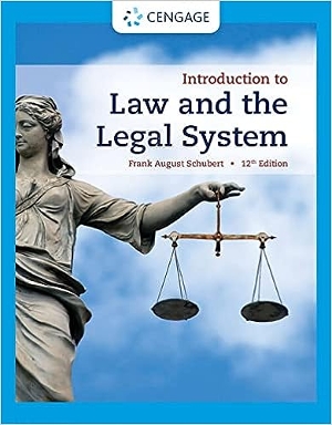Into to Law & the Legal System 12e